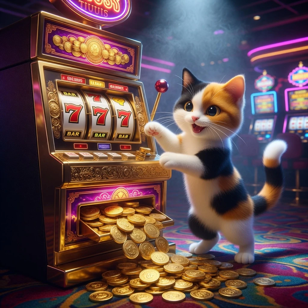 LuckyCalico VIP program visual showing five tier badges with gold and platinum design elements and reward icons